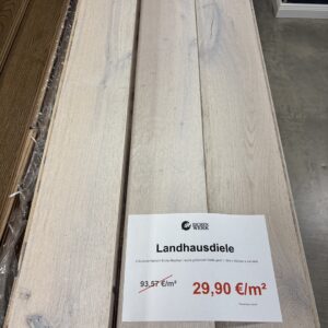 2-Schichtparkett / LHD / Eiche Rustikal / leicht gebürstet / Antik geölt