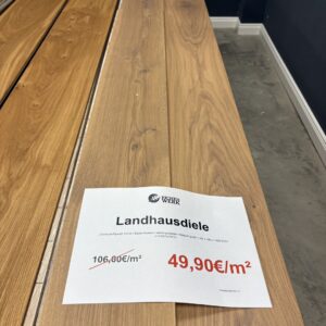 2-Schichtparkett / LHD / Eiche Markant / leicht gebürstet / Natural geölt