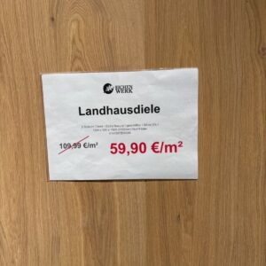 2-Schichtparkett / LHD / Eiche Natural / geschliffen / White 5%