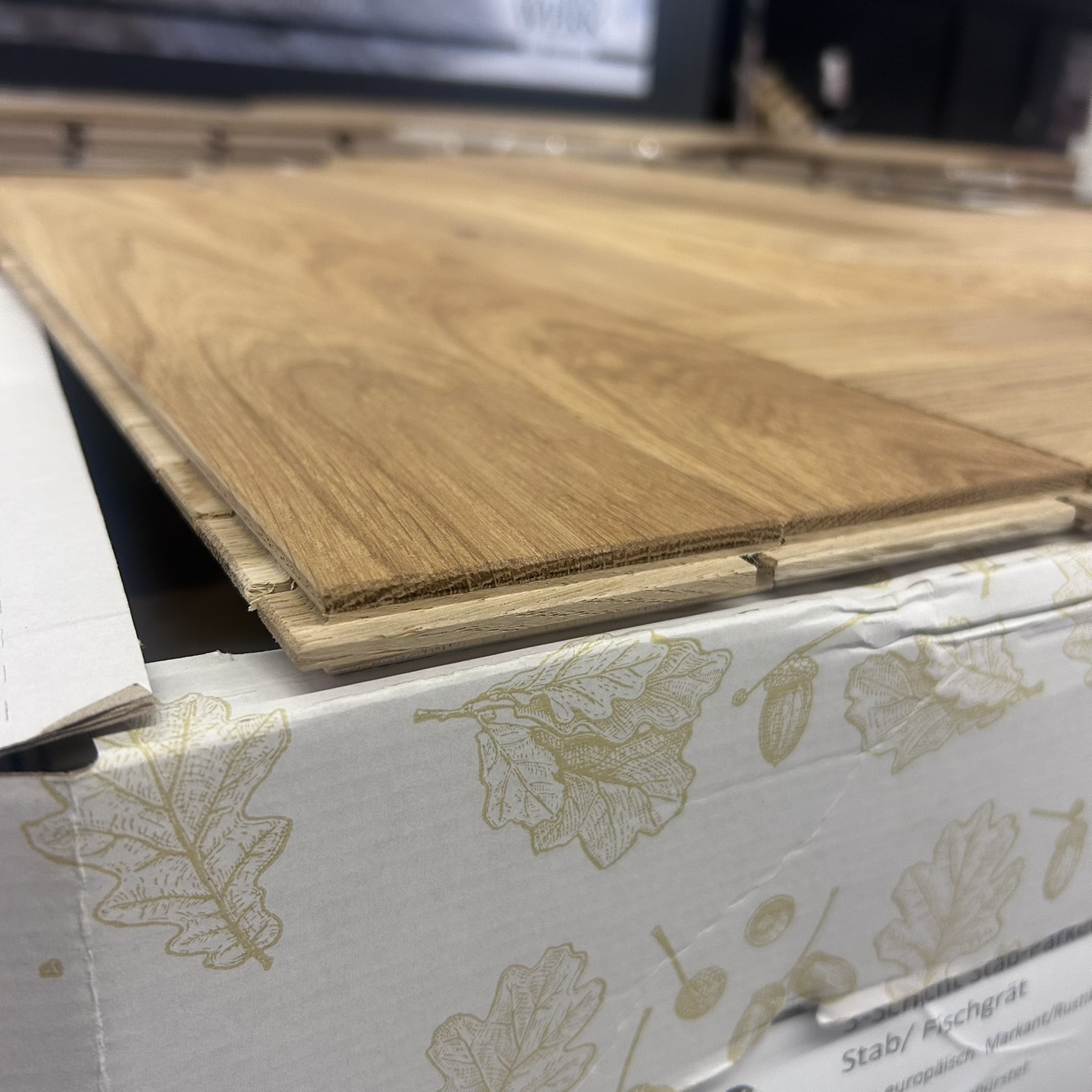 Stabparkett Markant/Rustikal Pure geölt 3-Schichtparkett – Bild 5