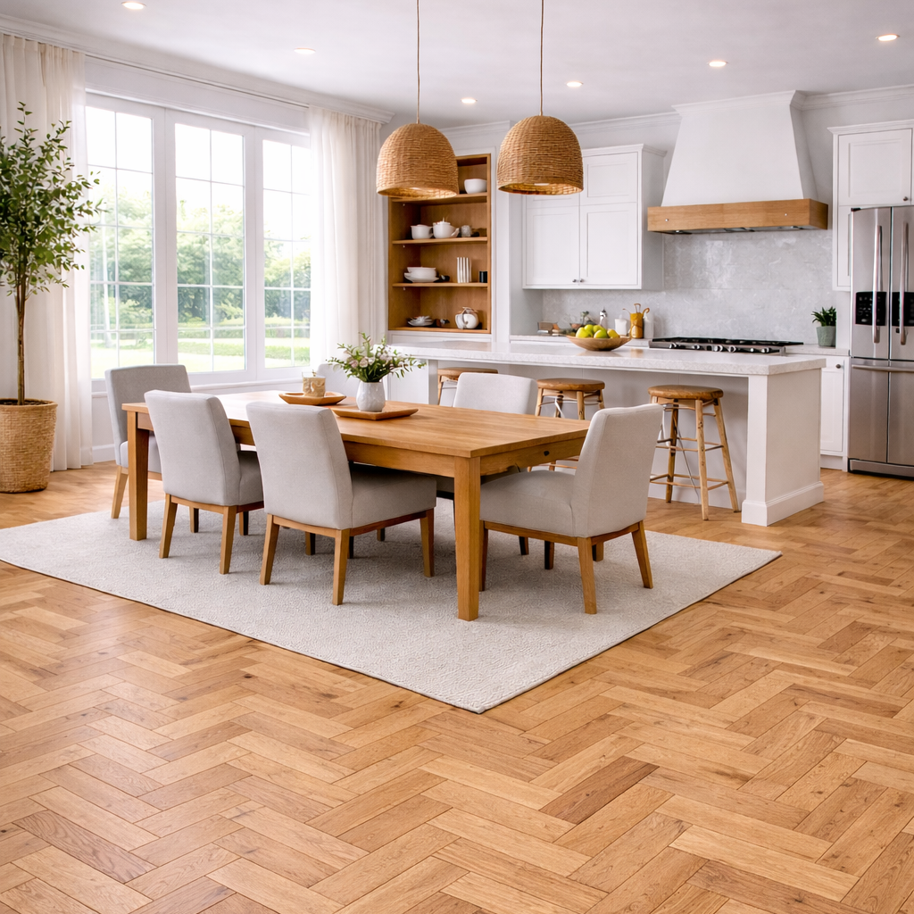 Stabparkett Markant/Rustikal Pure geölt 3-Schichtparkett – Bild 3